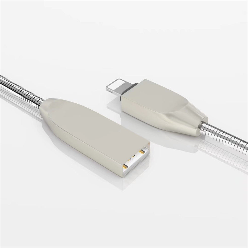 D Style Spring Stripes 8PIN Data Charging Cable 100CM