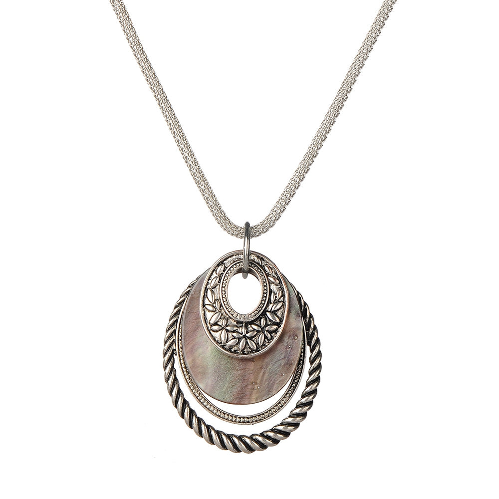 Bohemia Multilayers Hollow Out Pendant Necklace