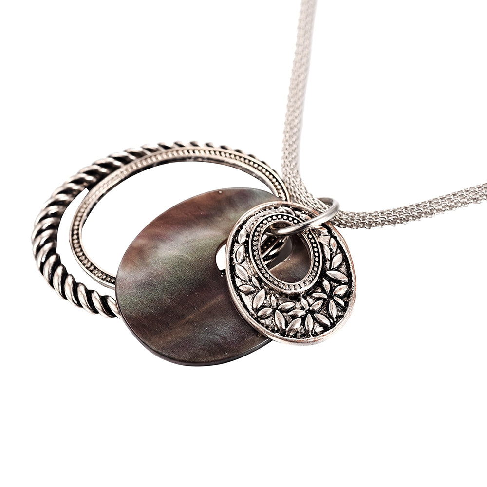 Bohemia Multilayers Hollow Out Pendant Necklace