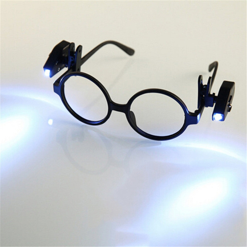 2PCS YWXLight MINI LED Eyeglass Flashlight with Rotate Clip for Old People Maintenance Worker