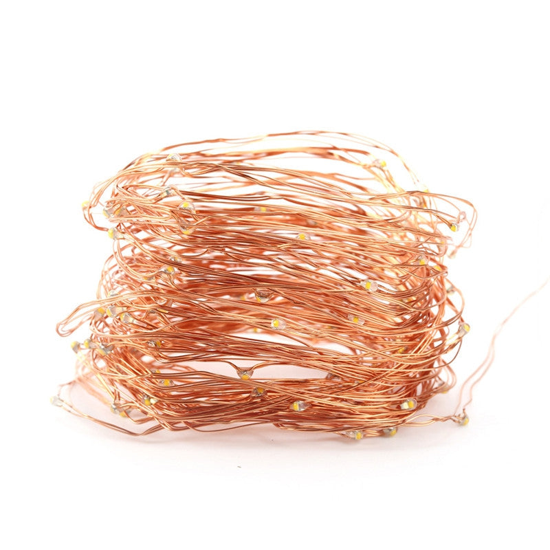 AY - hq218 5M 50 LED Copper String Lights with USB Cable for Party