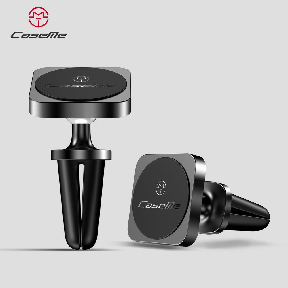CaseMe Car Mobile Phone Holder Square Clamping Type Magnetic Air Outlet Universal Navigation Holder