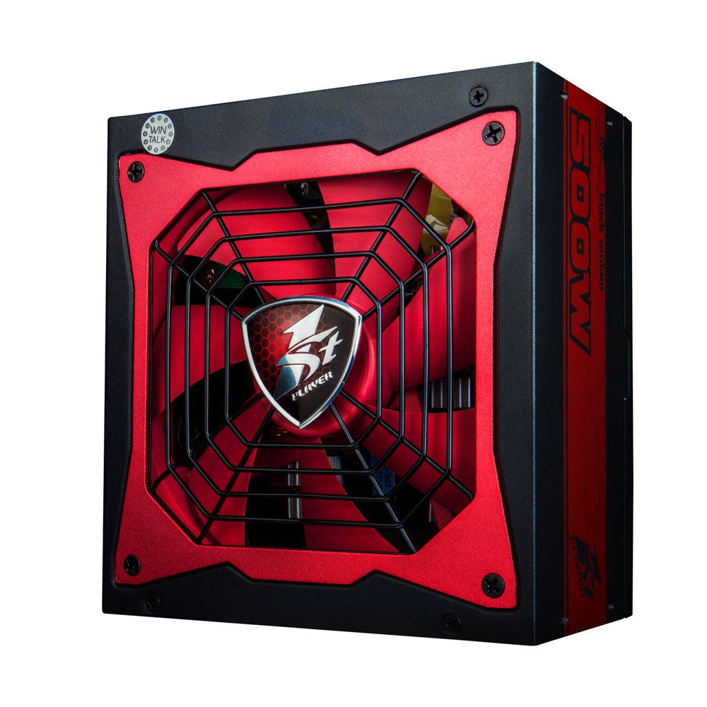 1STPLAYER BLACK WIDOW 500W  Active PFC High Performance ATX Power Supply 80 Plus Bronze Certifie...