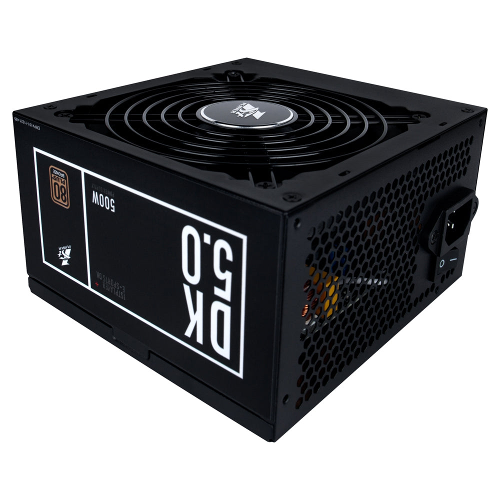 1STPLAYER DK5.0 500W Active PFC High Performance ATX Power Supply 80 Plus Bronze Certified Non-M...