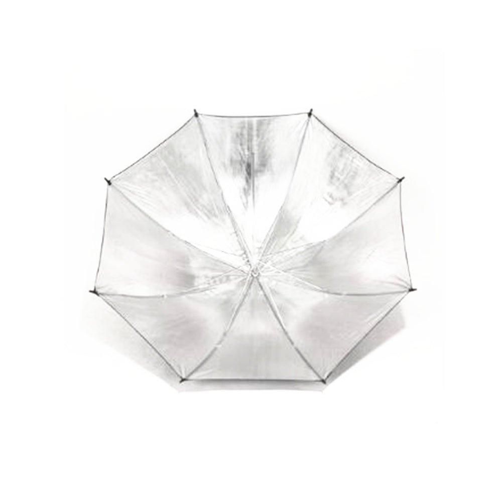 33 Inch Outer Black Inner Silver Photographic Reflector Umbrella Diameter 85CM