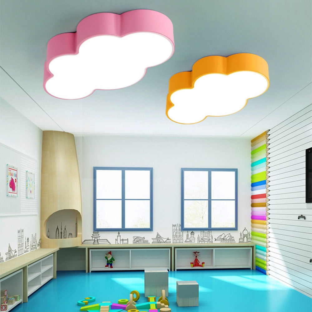BRELONG LED Cloud Ceiling Light Children's Bedroom Cartoon Lights 26W White Light