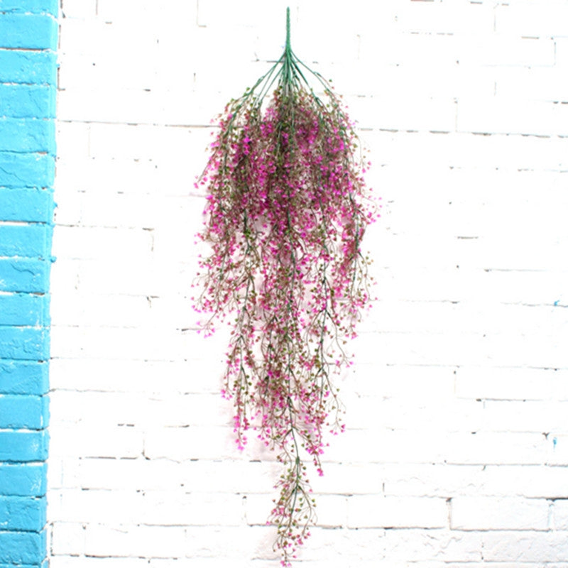 110CM Artificial Plant Rattan Hanging Basket Flower Artificial Flower