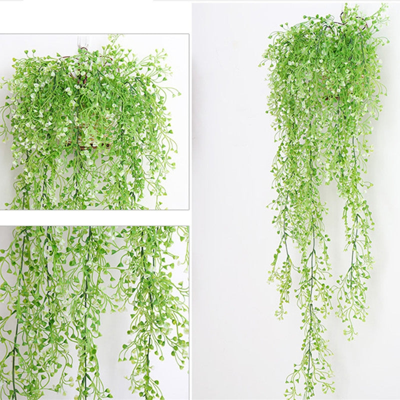 110CM Artificial Plant Rattan Hanging Basket Flower Artificial Flower