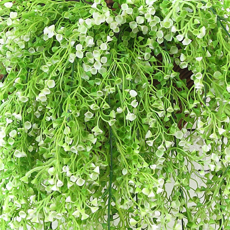 110CM Artificial Plant Rattan Hanging Basket Flower Artificial Flower