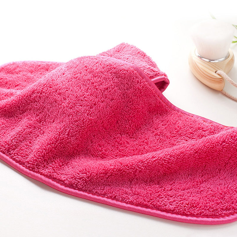1Pc Face Towel Modern Solid Comfortable Water Absorption Soft Towel