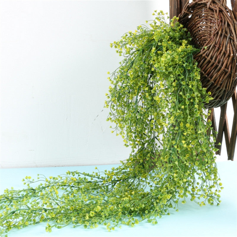 110CM Artificial Plant Rattan Hanging Basket Flower Artificial Flower
