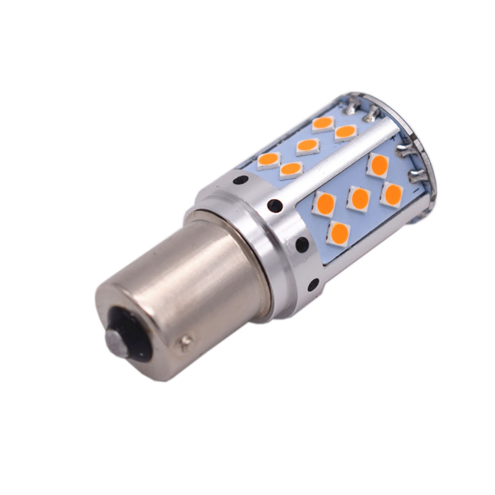 1PCS 1156 LED Bulb CAN-bus LED Turn Signal Light Car LED DRL Bulb Amber 15W 5050 35SMD LED Bulb