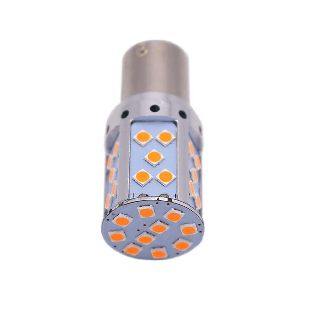 1PCS 1156 LED Bulb CAN-bus LED Turn Signal Light Car LED DRL Bulb Amber 15W 5050 35SMD LED Bulb