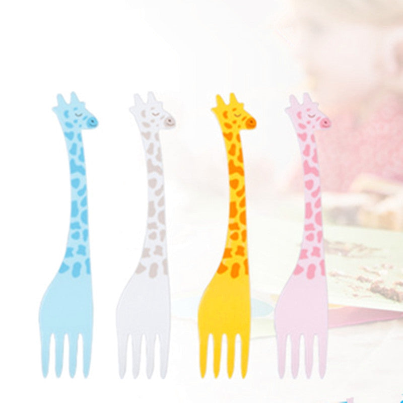 Cute Animal Shape Fruit Fork for Birthday Party 12PCS