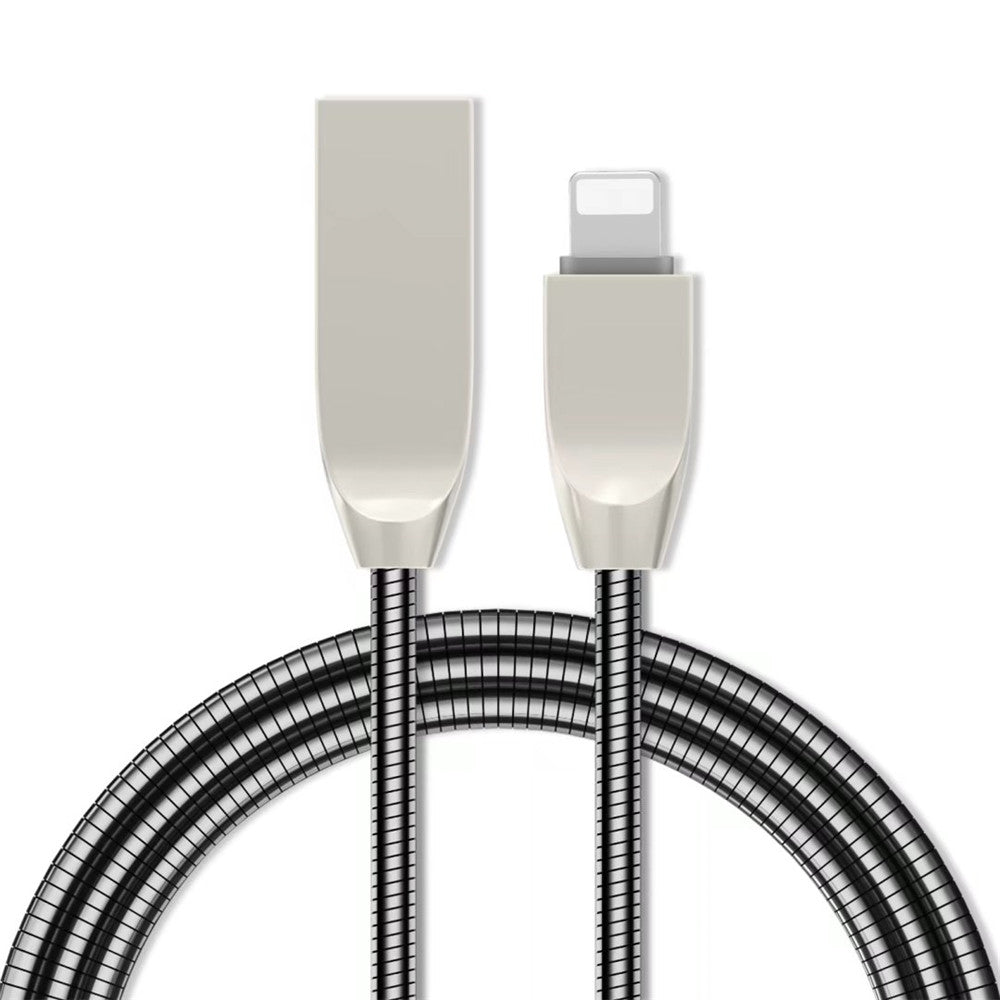 1 M Zinc Alloy 8 Pin Fast Data Charging Cable for Apple Devices