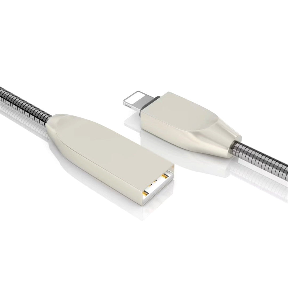 1 M Zinc Alloy 8 Pin Fast Data Charging Cable for Apple Devices