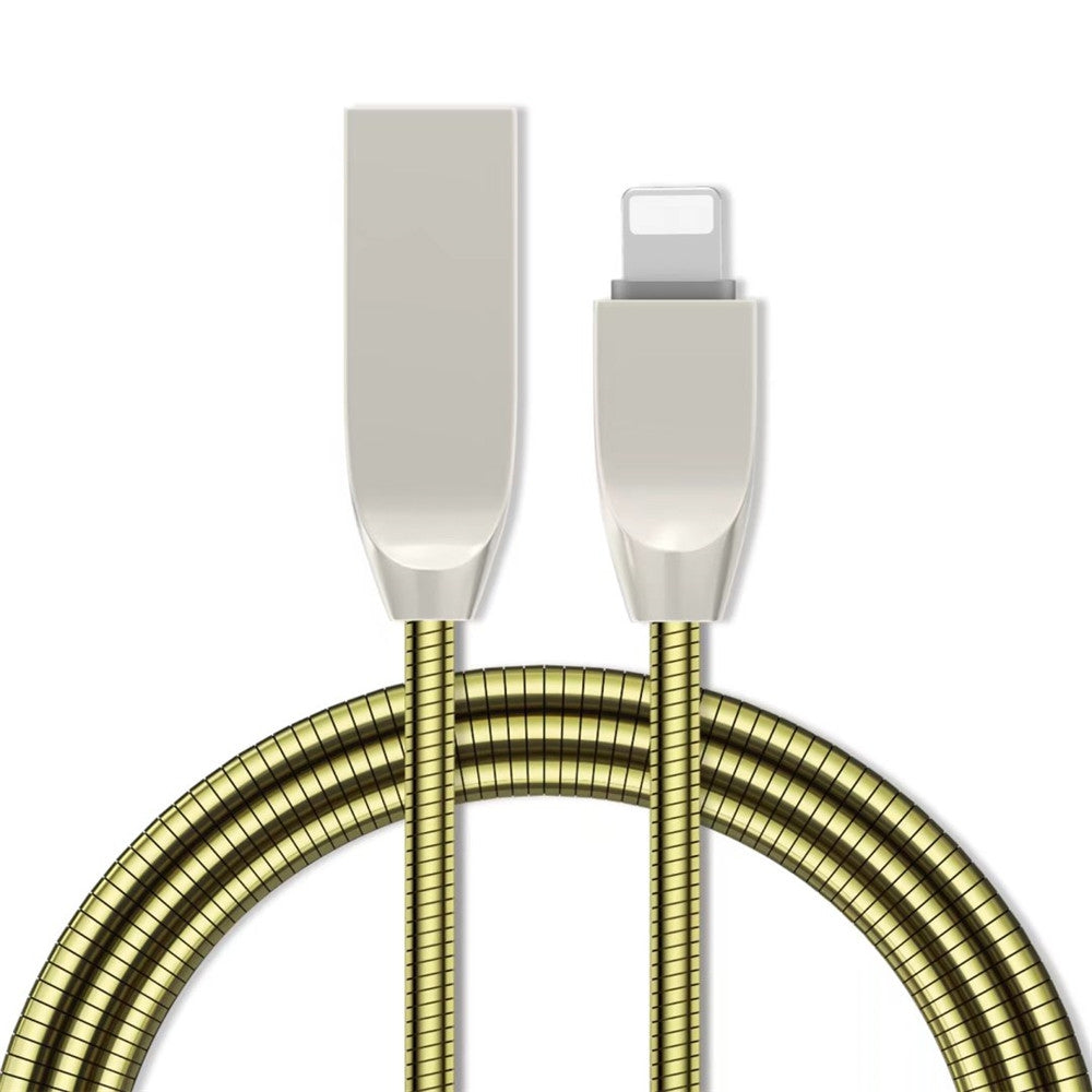 1 M Zinc Alloy 8 Pin Fast Data Charging Cable for Apple Devices