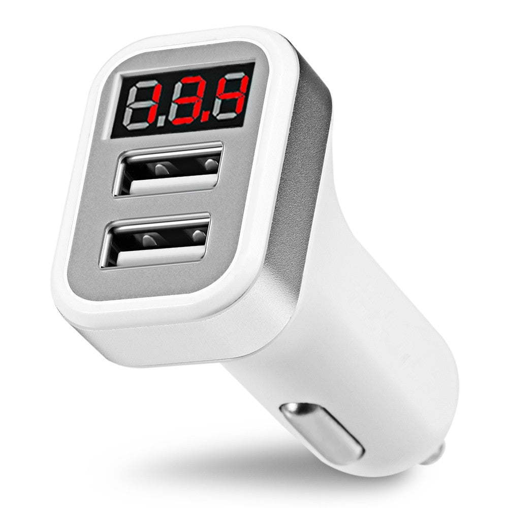 2.1A Dual USB Digital LED Car Charger