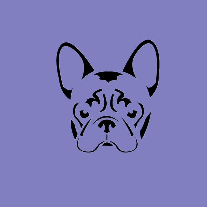 DSU French BullDog Frenchie Face Head Vinyl Decal Toilet Stickers Home Decor