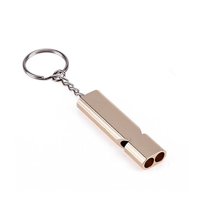 Double Hole High Frequency Outdoor Survival Whistle