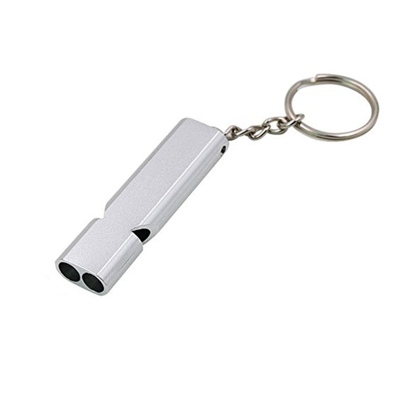 Double Hole High Frequency Outdoor Survival Whistle