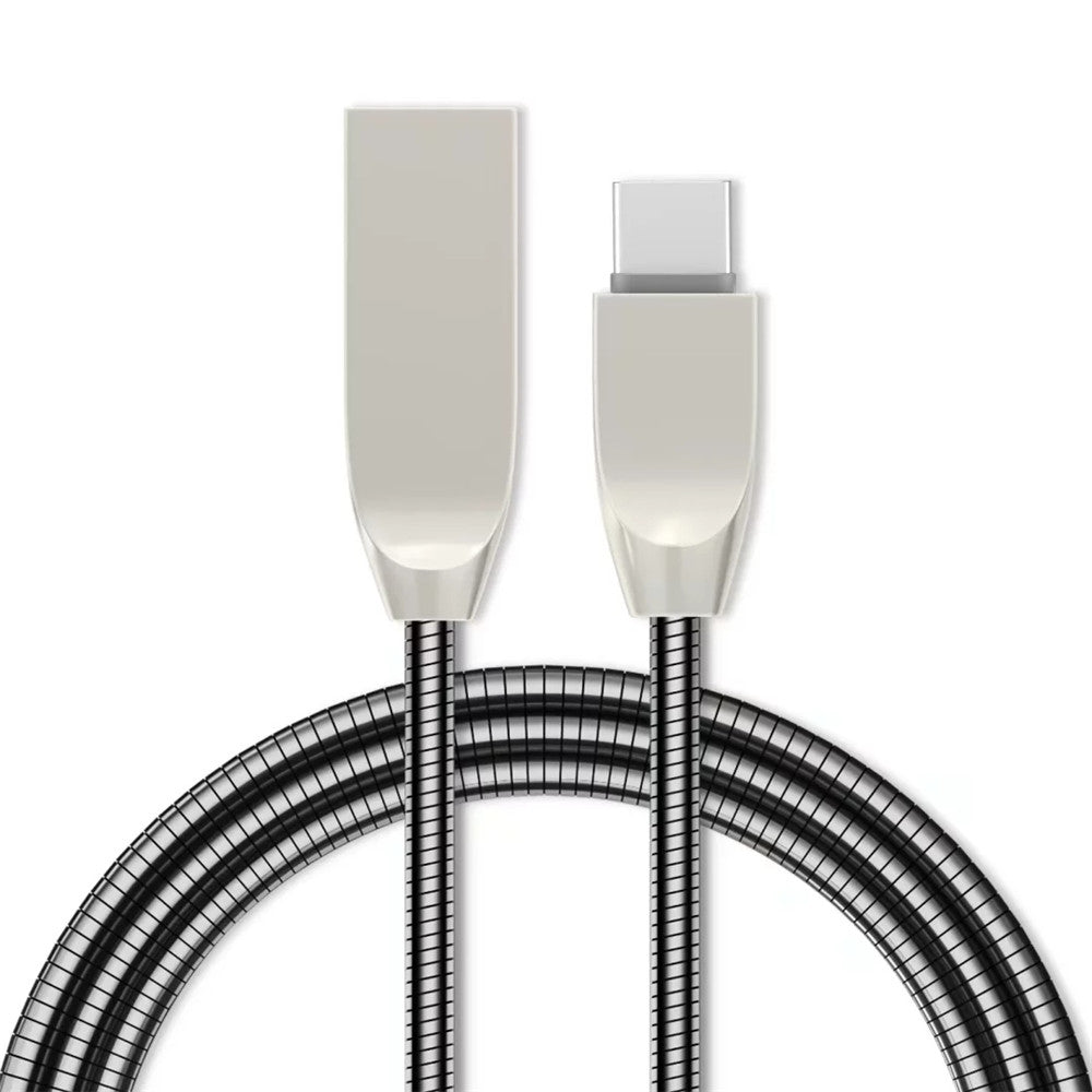 1M Zinc Alloy Fast Charging Data Sync Micro USB Charger Cable