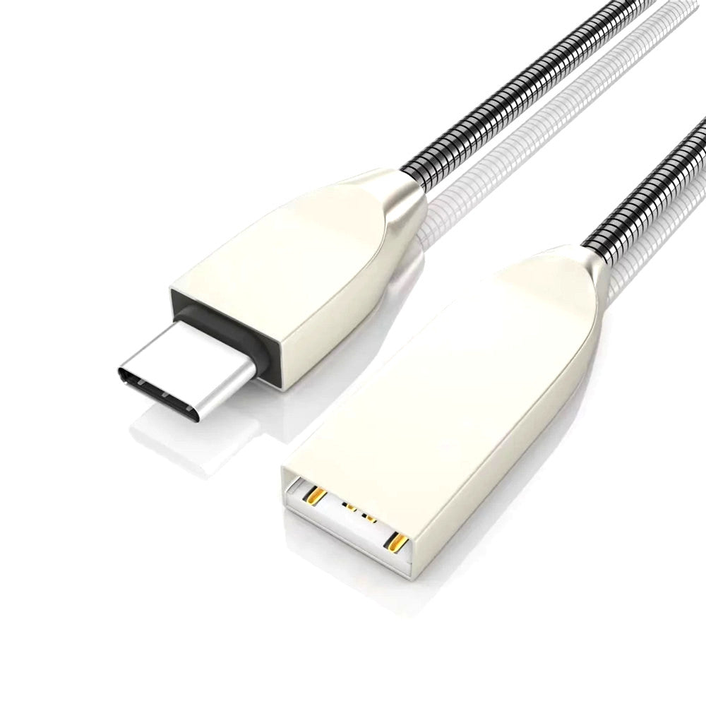 1M Zinc Alloy Fast Charging Data Sync Micro USB Charger Cable