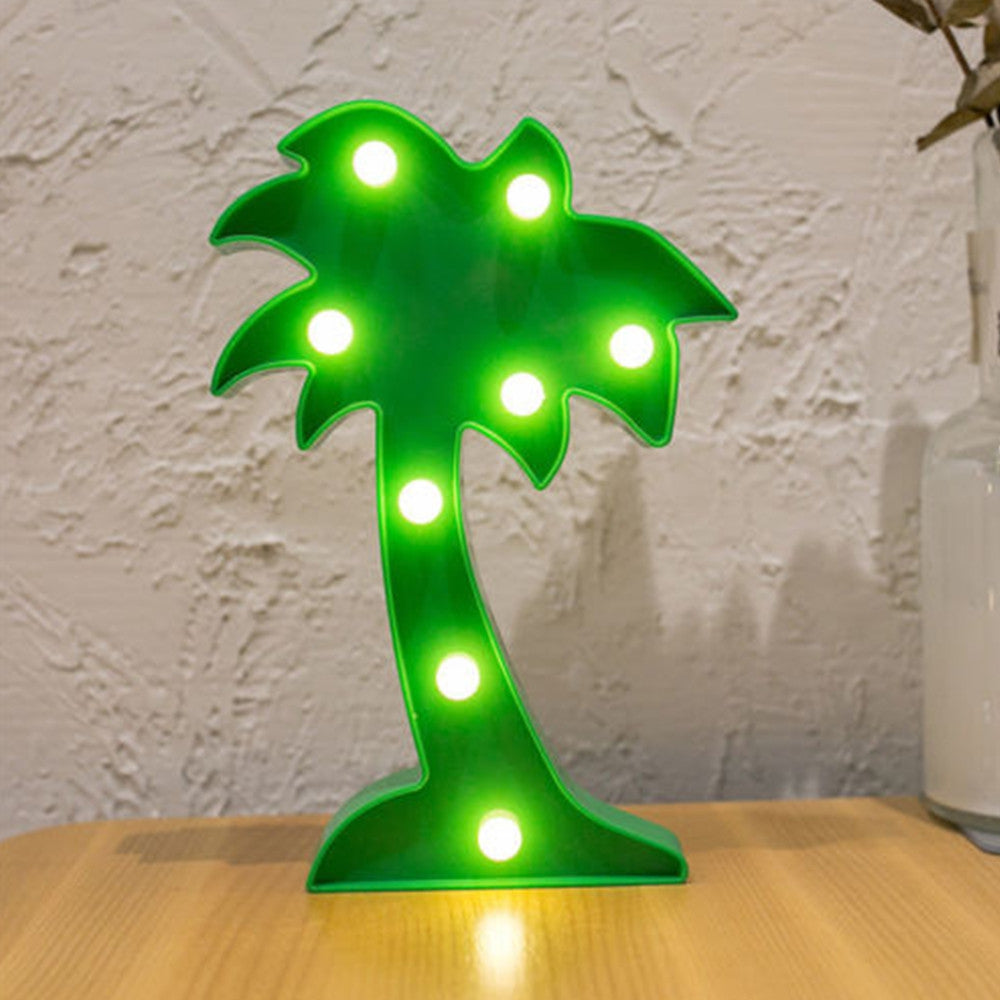 1 Pcs 3D Night Lamp Coconut Lantern Led Light