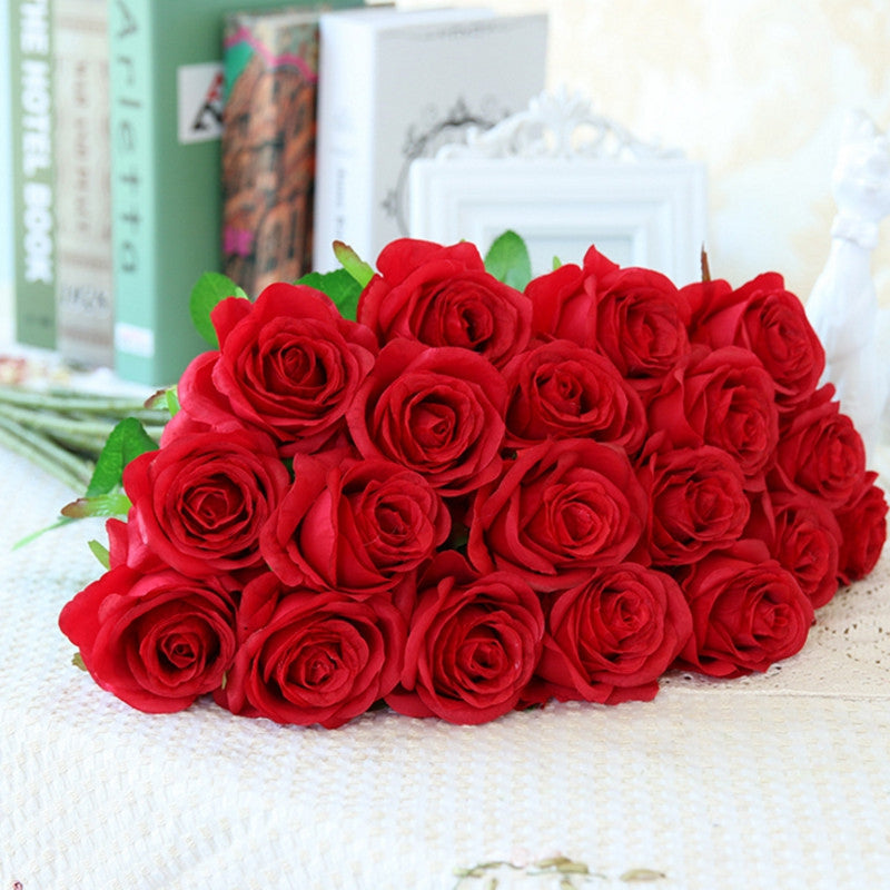 10 Branch Silk Roses Wedding Party Decoration Home Decoration Artificial Flowers