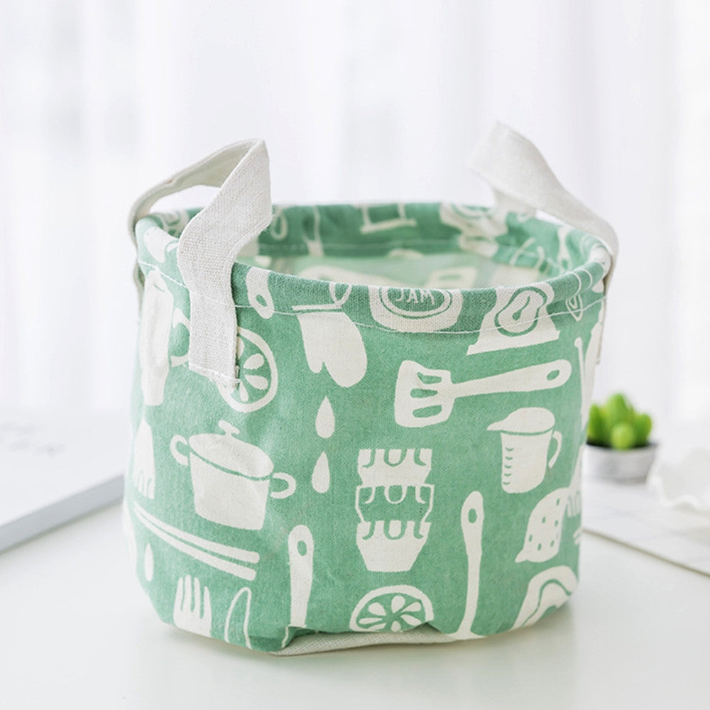 Cabinets Small Clothing Cotton Storage Basket Portable Vegetable Fruit Convenient Basket