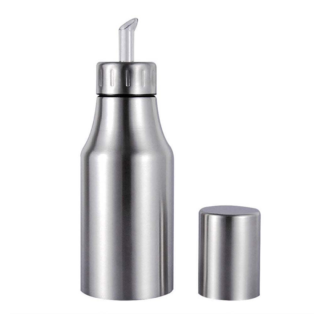 500mL Stainless Steel Dust-proof Edible Oil Pot Sauce Vinegar Bottle