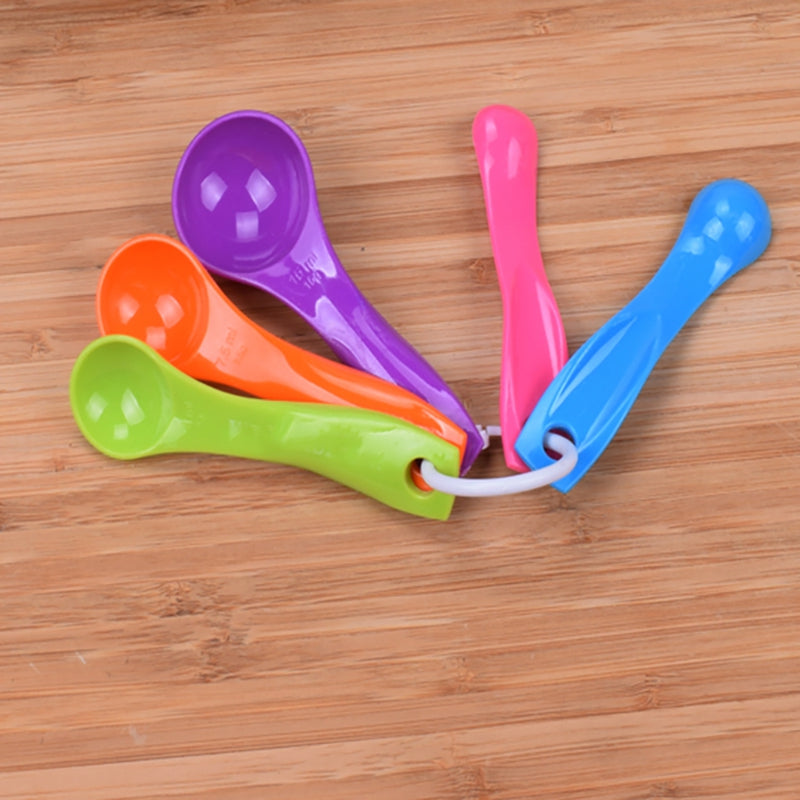 DIHE Colors Quantity Spoon Condiment Spoon Thickening Type 5PCS