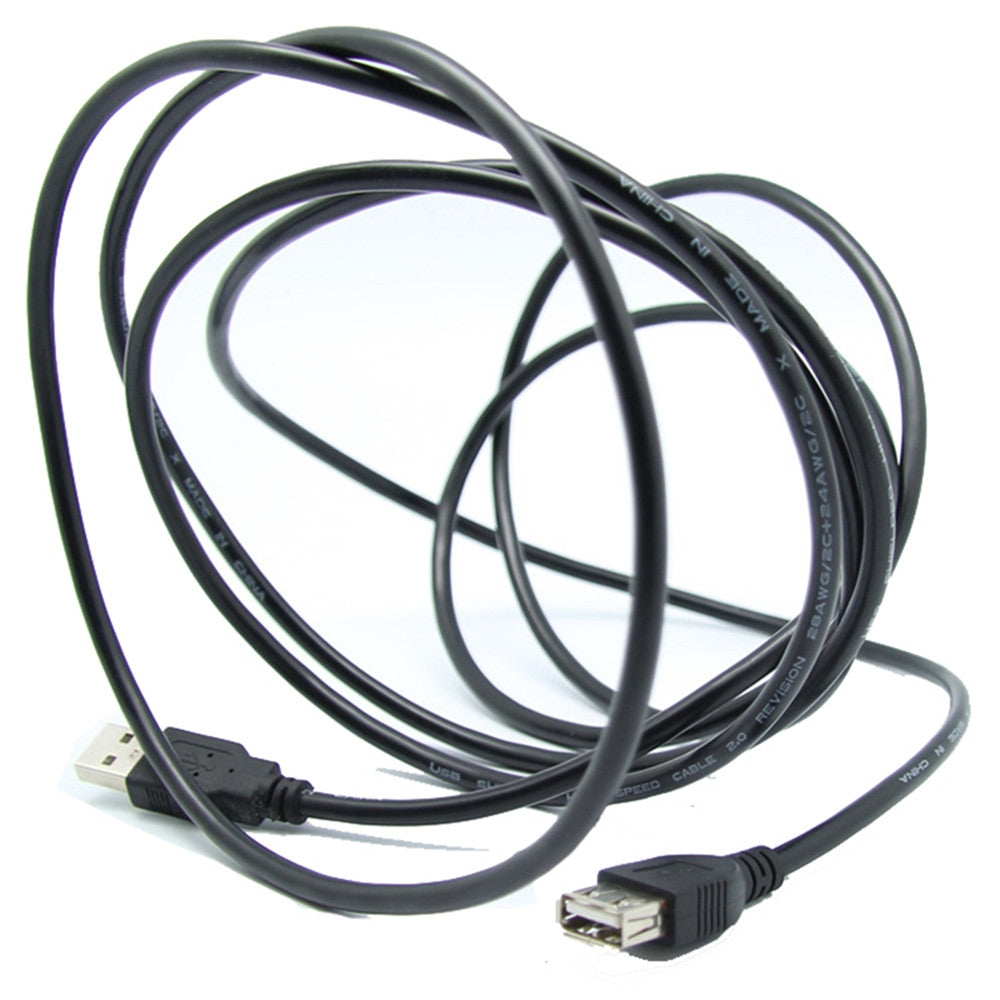 1.5m Long USB 2.0 EXTENSION Cable Lead  Male To  Female SHIELDED