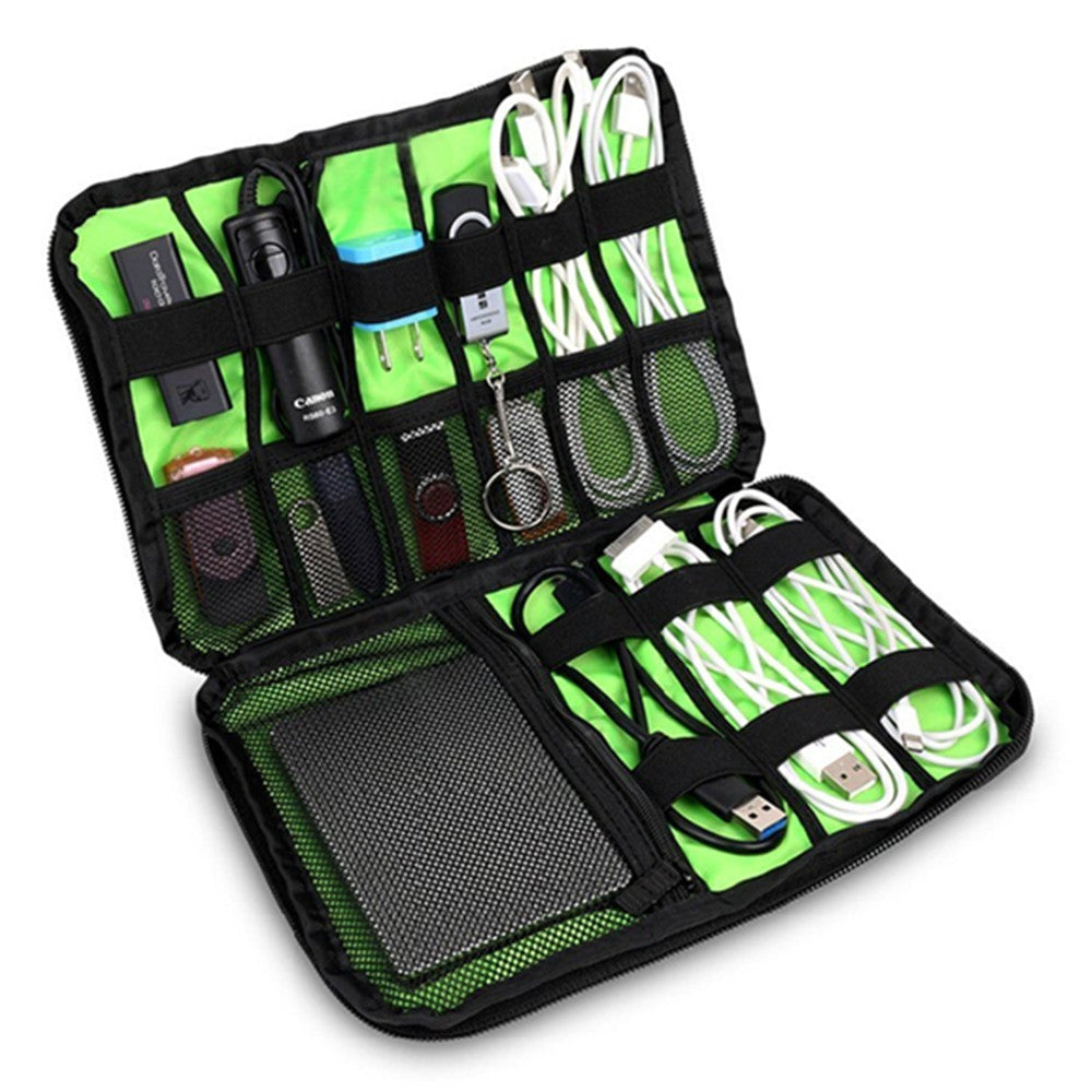Digital Accessories Storage Pouch Case Travel Organizer Bag