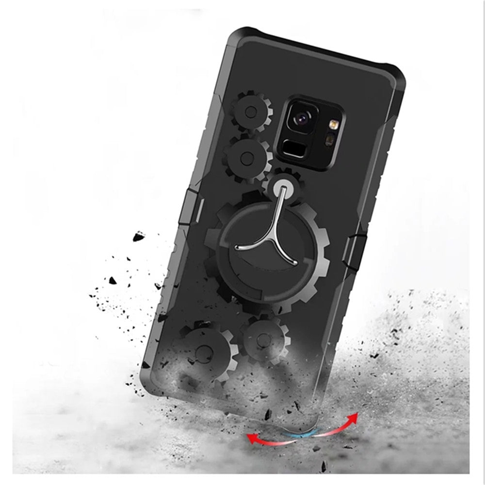 Cover Case for Samsung Galaxy S9 Mechanical Gears Ring Scratch Slim Thin Protection  Armband