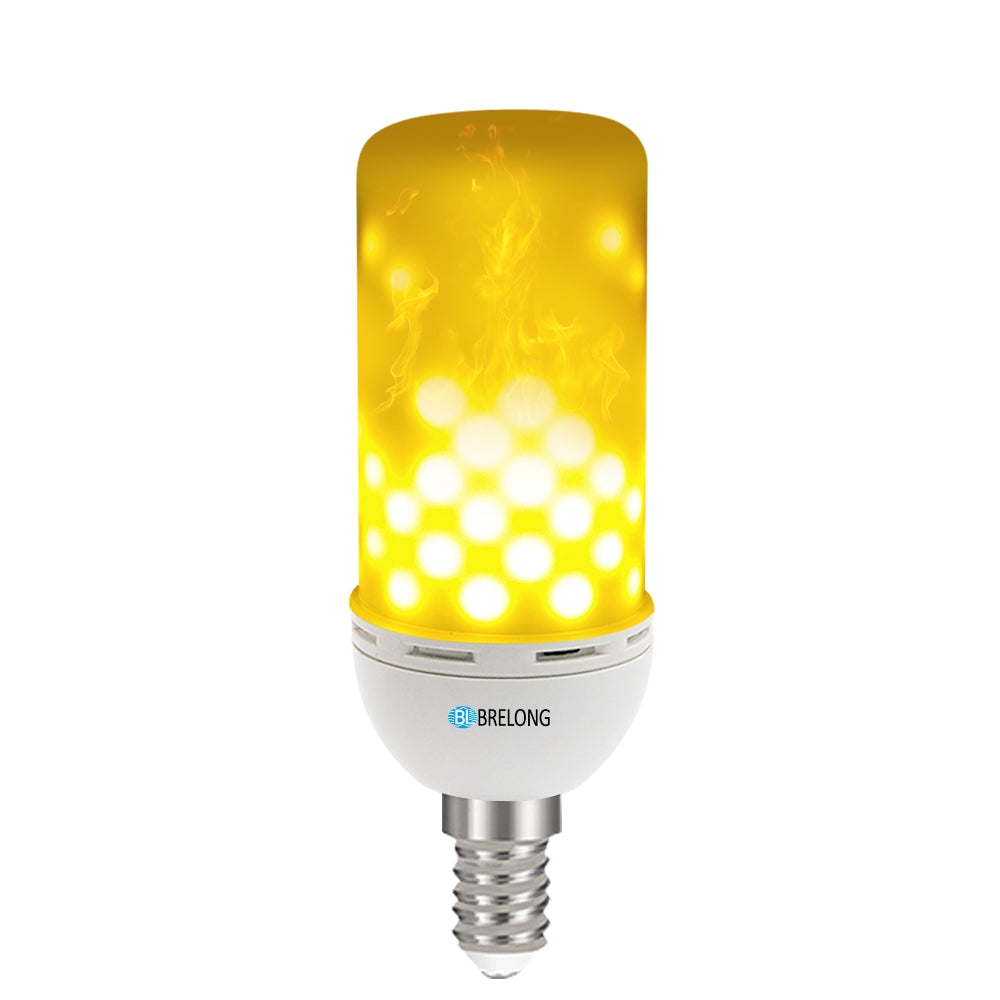 BRELONG LED  Flame Light Bulb Emulation  Flaming Decorative Lamp - E14