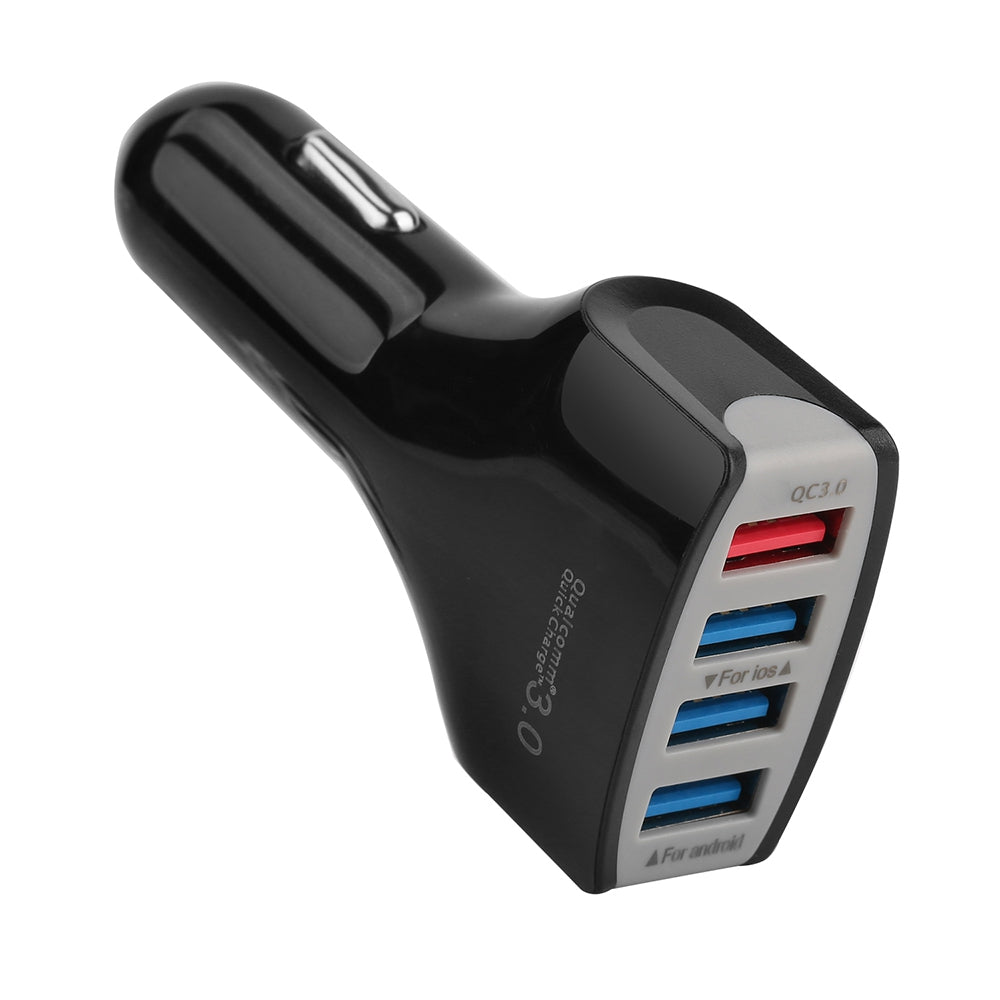 Atongm LZ - KC08 QC3.0 Car Charger 4 USB Mobile Phone Charging Head 3.5A