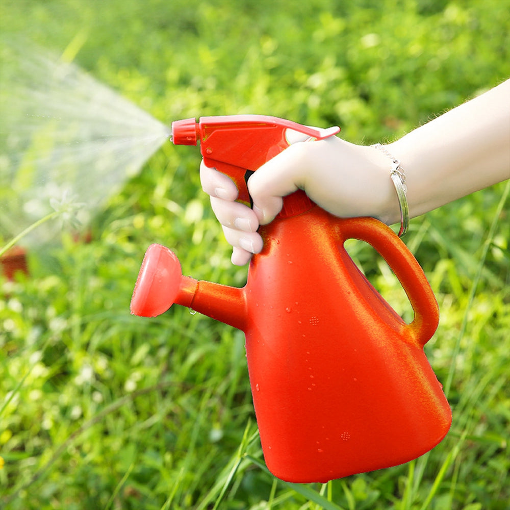 Dual-Purpose One-Hand Pressure Sprayer Watering Can