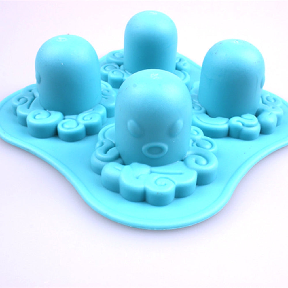 Creative Octopus Modelling Food-graded Reusable Ice Cube Mould