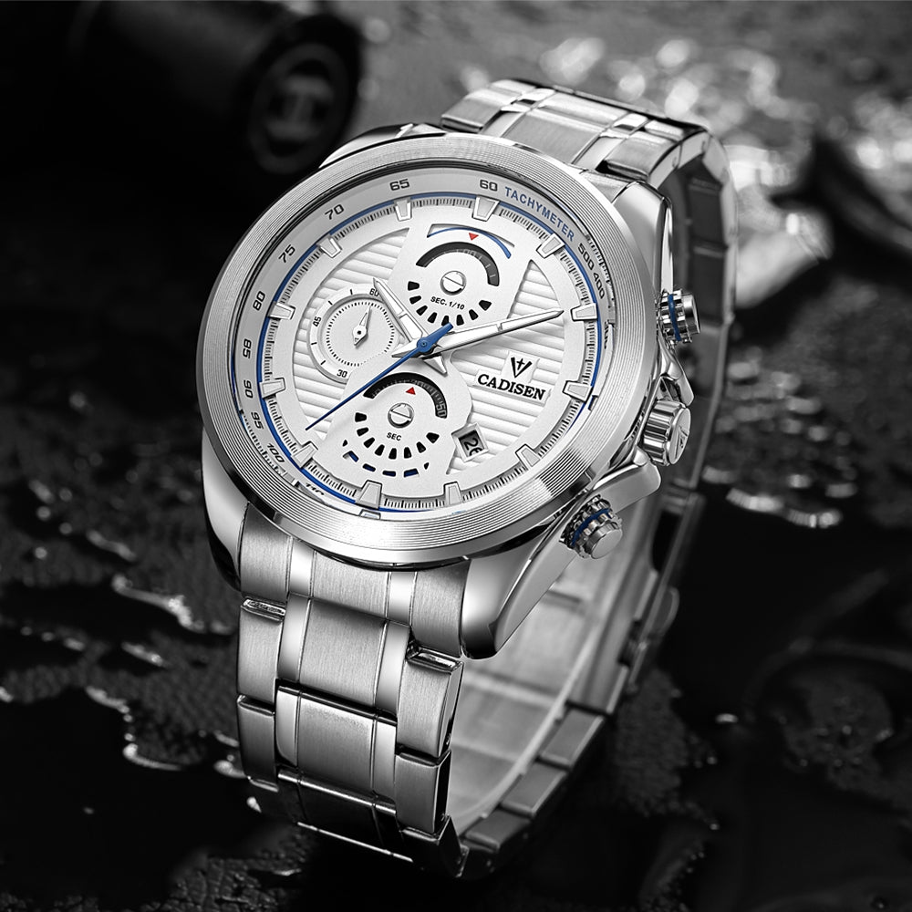 Cadisen C9051 Fashion Men Waterproof Quartz Multifunction Watch