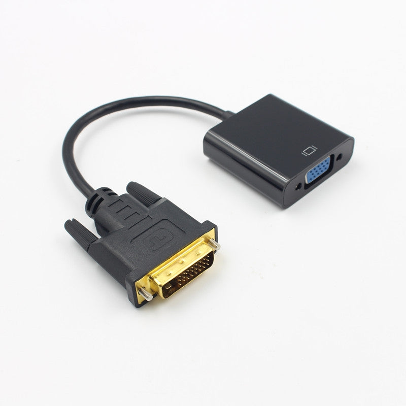 DVI-D Link 24+1 Male to VGA FeMale M/F Video Cable Adapter Converter