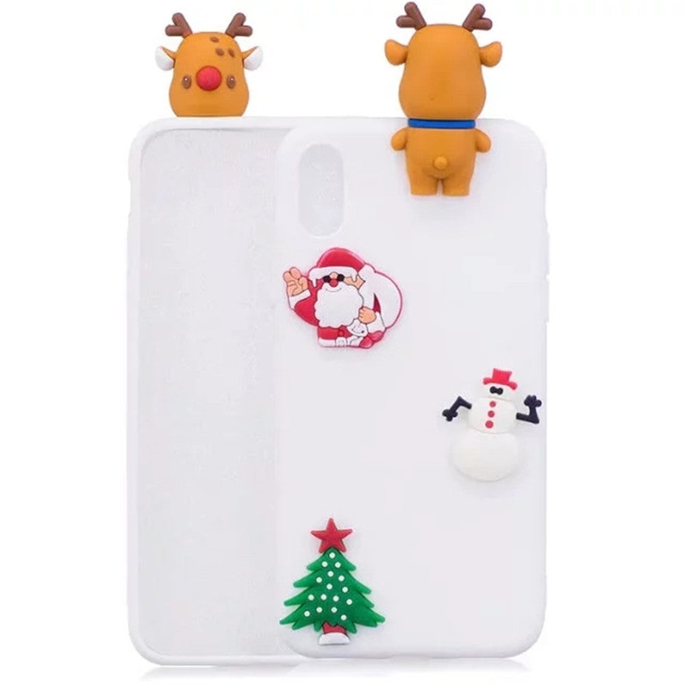 Case for Apple iPhone X DIY Back Cover Christmas Soft TPU