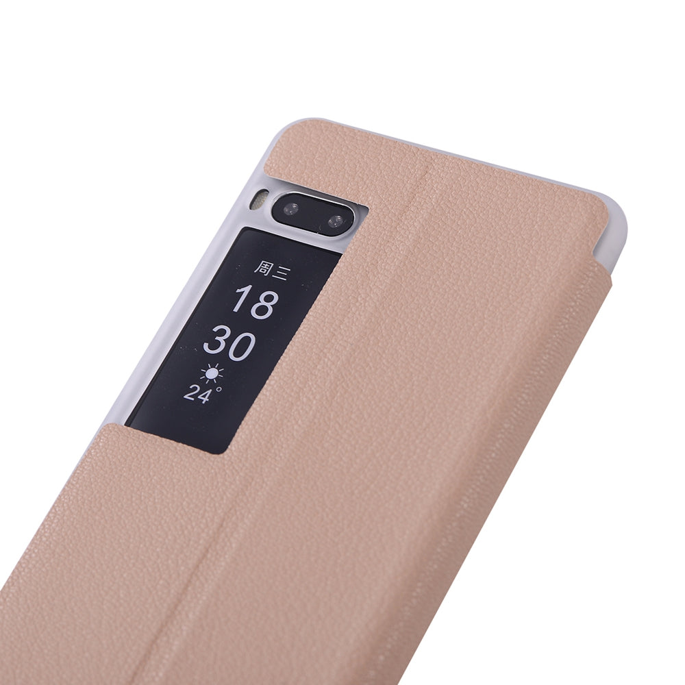 Colourful Textured Ultra-Slim Flip PU Leather Case for Meizu Pro 7
