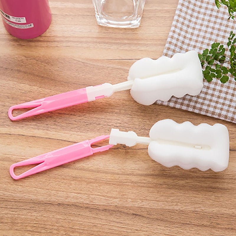 DIHE Long Handle Sponge Clean Cup Brush Convenience