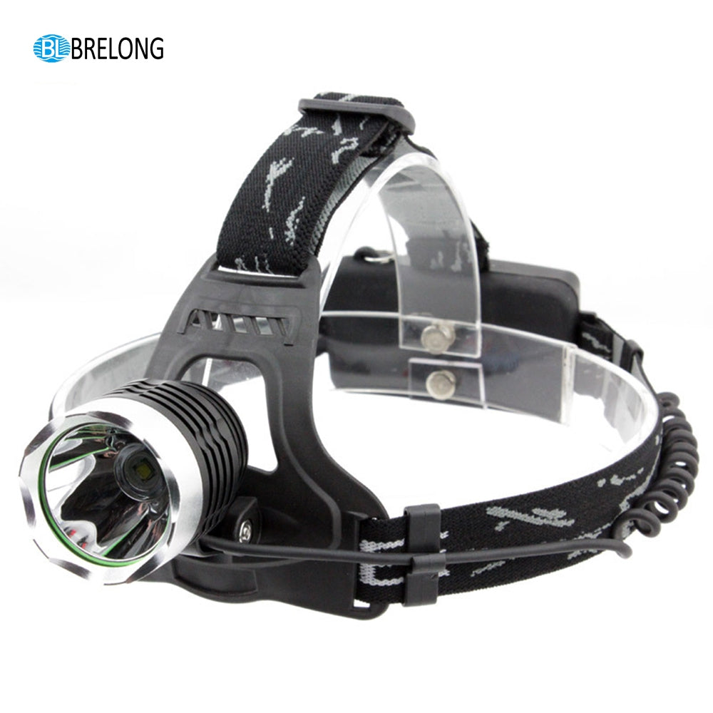 BRELONG QX - 15 LED Headlight 2 x 18650 1 x Charger