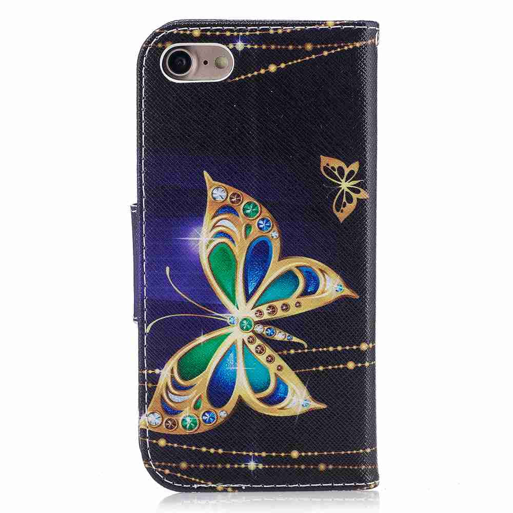 Big Butterfly Pu Phone Case for Iphone 7