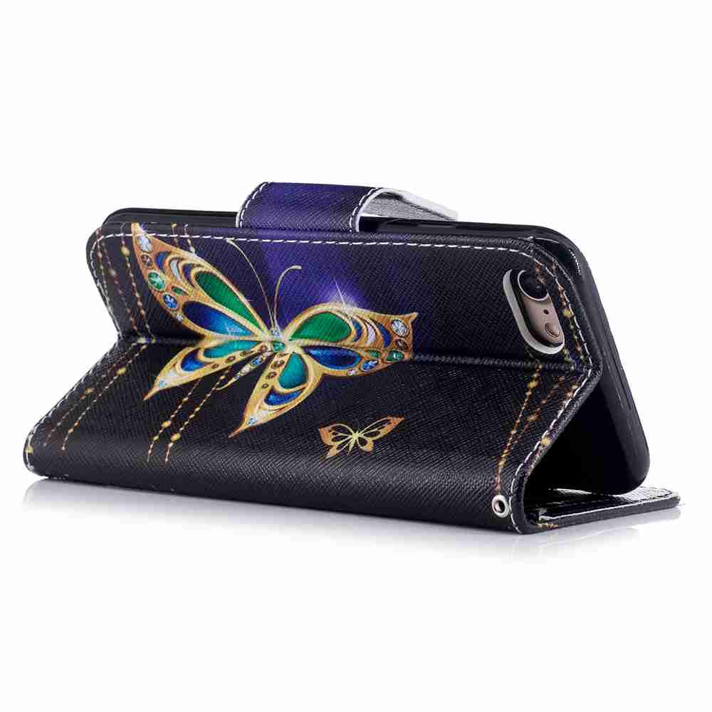 Big Butterfly Pu Phone Case for Iphone 7