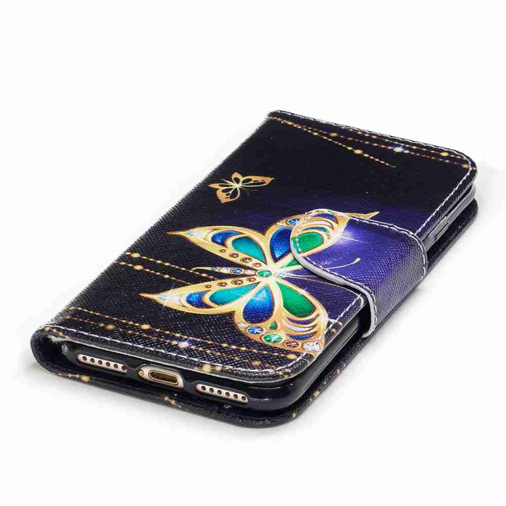 Big Butterfly Pu Phone Case for Iphone 7