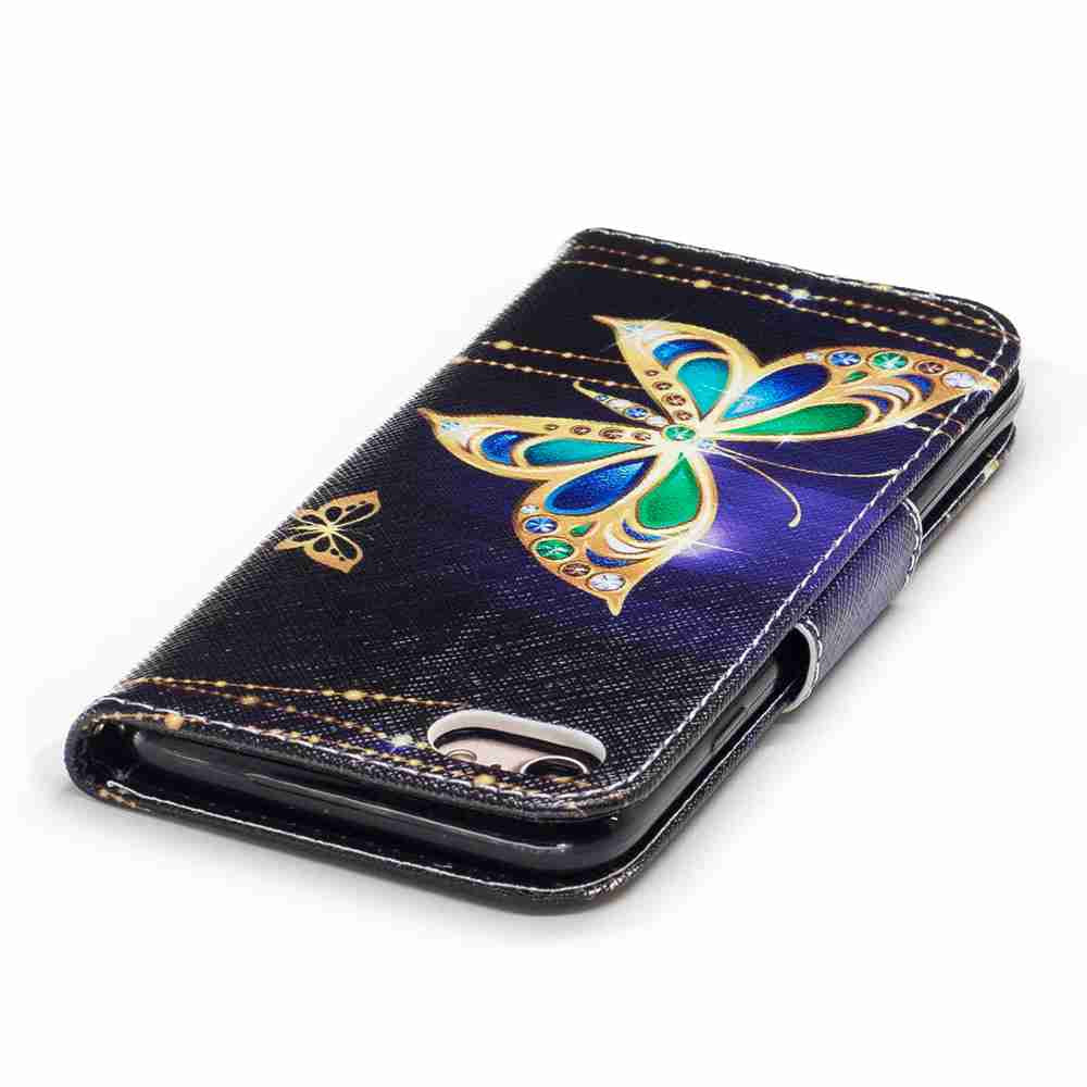 Big Butterfly Pu Phone Case for Iphone 7