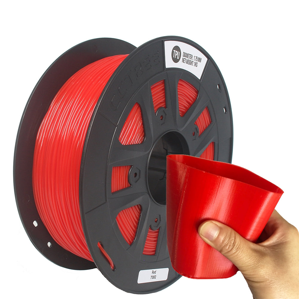 CCTREE 1.75mm TPU Flexible 3D Printer Filament Accuracy  0.05 mm 1KG Spool